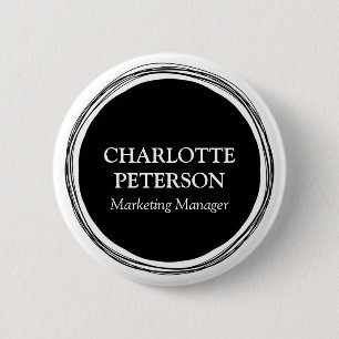 Professionelle Geschäftsbüro Namensschild für Mita Button