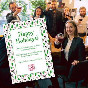 Professionelle Geschäftskunden-Weihnachtskarte Feiertagskarte