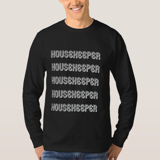 Professionelle Haushälterin T-Shirt (Vorderseite)