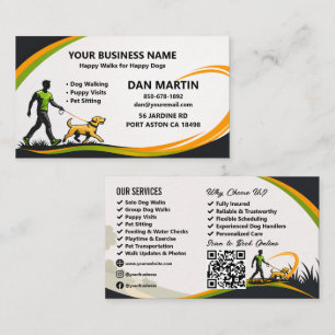 Professionelle Hundebetreuung QR Visitenkarte