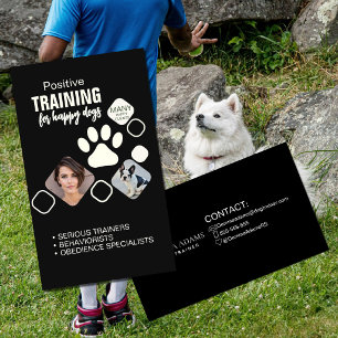 Professionelle Hundetrainer-Dienstleistungen   Wel Visitenkarte