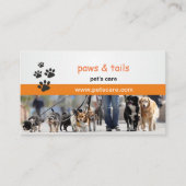 Professionelle Hundetrainer Visitenkarte (Vorderseite)