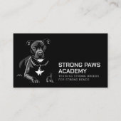 Professionelle Hundetraining Visitenkarte (Vorderseite)