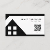 Professionelle Immobilienmakler RQ-Code Visitenkarte (Vorderseite)