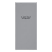 Professionelle individuelle Logo-Preisliste  Werbekarte (Hinten)