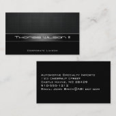 Professionelle Karbon Visitenkarten Visitenkarte (Vorne/Hinten)