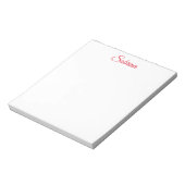 Professionelle klassische Handschrift Name benutze Notizblock (Rotiert)