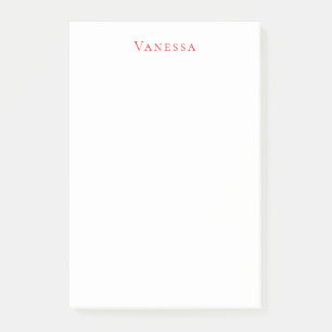 Professionelle klassische Schriftart eigener Name Post-it Klebezettel