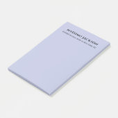 Professionelle lila-farbene moderne minimalistisch post-it klebezettel (angewinkelt)