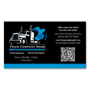 Professionelle LKW-Transportunternehmen-Reparatur Magnetische Visitenkarte