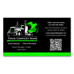 Professionelle LKW-Transportunternehmen-Reparatur Magnetische Visitenkarte