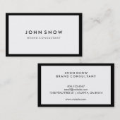 Professionelle luxuriöse Visitenkarte (Vorne/Hinten)