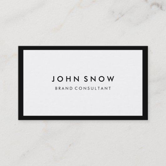 Professionelle luxuriöse Visitenkarte (Vorderseite)