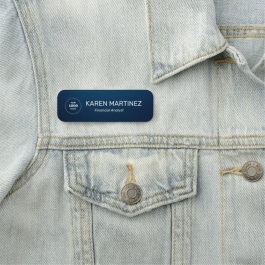 Professionelle magnetische Mitarbeiter-Stellenbeze Namensschild (Beispiel)