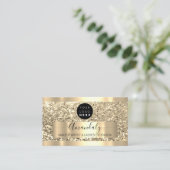 Professionelle Make up Künstler mit personalisierb Visitenkarte (Stehend Vorderseite)