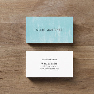 Professionelle Minimalistische Textur Blaue Berate Visitenkarte