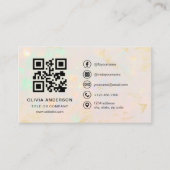 Professionelle Opal-QR-Code Visitenkarte (Vorderseite)