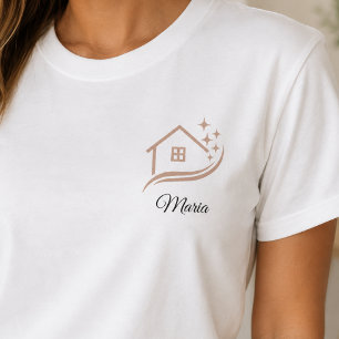 Professionelle Reinigungskraft Hausreinigung Funke T-Shirt