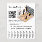Professionelle Renovierung von Wohnräumen mit abre Flyer (Vorne)
