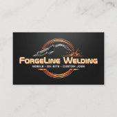 Professionelle Schweißdienstleistungen - Schweißer Visitenkarte (Vorderseite)