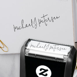 Professionelle Signatur-Namensschrift Geschäft Permastempel