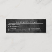 Professionelle Telefonnummerkarte (Rückseite)