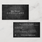 Professionelle  telefonnummerkarte (Vorne/Hinten)