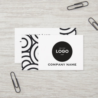 Professionelle Unternehmenslogo & QR-Code Geschäft Visitenkarte
