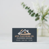 Professionelle Verputzservices Visitenkarte (Stehend Vorderseite)