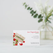 Professionelle Visitenkarte, Camping Visitenkarte (Stehend Vorderseite)