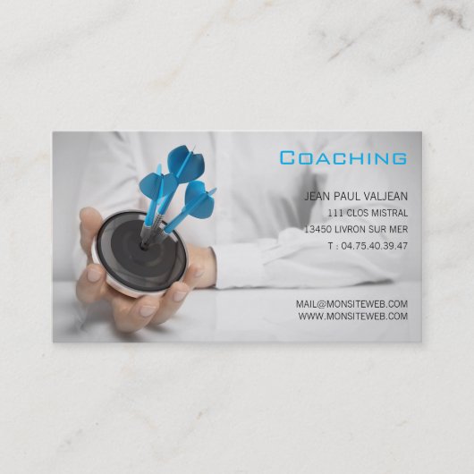 Professionelle Visitenkarte, Camping Visitenkarte (Vorderseite)