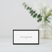 Professionelle Visitenkarte für Luxus Boutiquen (Stehend Vorderseite)