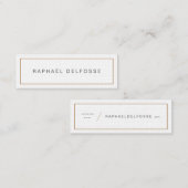 Professionelle Visitenkarte - Minimalist (Vorne/Hinten)