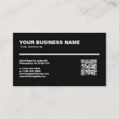 Professionelle Visitenkarte mit Ihrem Logo (Rückseite)
