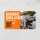 Professionelle Visitenkarte mit Logo und QR-Code (Vorderseite)
