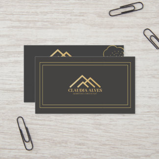 Professionelle Visitenkarte Moderne | GOLD BALCK