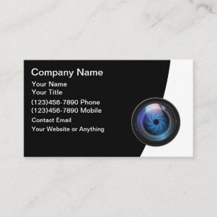 Professionelle Visitenkarten für Fotografen Design Visitenkarte