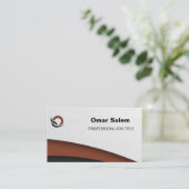 Professionelle Visitenkarten Visitenkarte (Stehend Vorderseite)