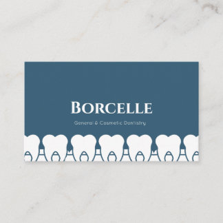 Professionelle Zahnärztliche Klinische Praxis Visitenkarte