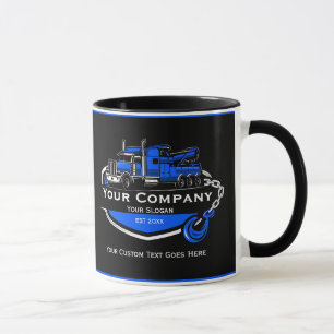 Professioneller Abschleppdienst, Abschleppservice Tasse