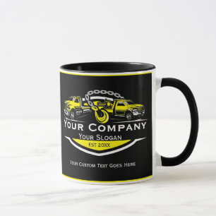 Professioneller Abschleppdienst, Abschleppservice Tasse
