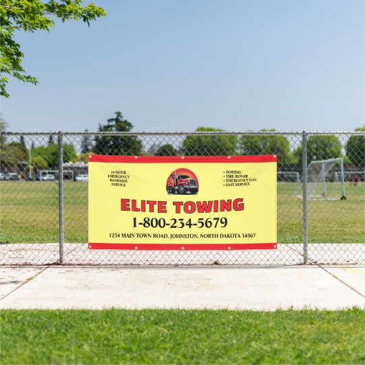 Professioneller Abschleppdienst Banner (Insitu)