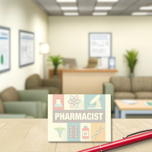 Professioneller Apotheker Iconic Design Post-it Klebezettel