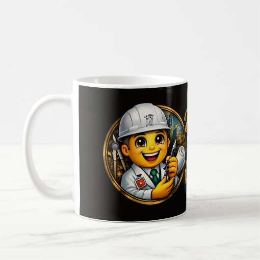 Professioneller Architekt & Stadtplaner Illustrati Kaffeetasse (Links)