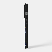 Professioneller Asteroiden-Ausweich-Hase iPhone Hülle (Linke Seite)
