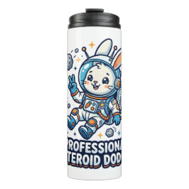 Professioneller Asteroiden-Ausweich-Hase Thermosbecher