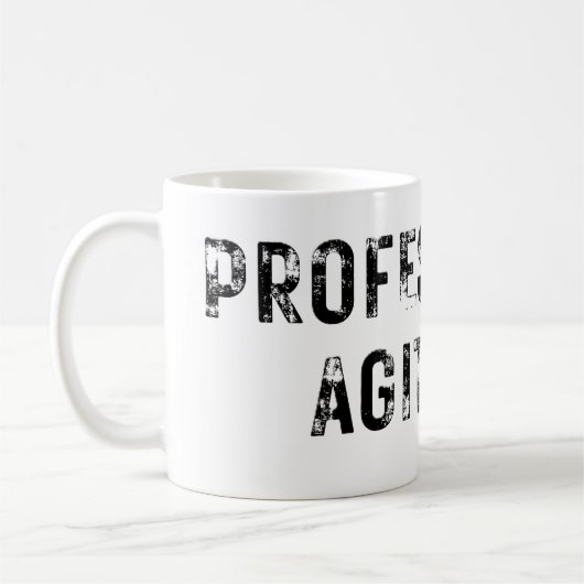 PROFESSIONELLER AUFRÜHRER  KAFFEETASSE (Links)