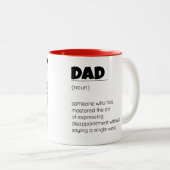 Professioneller Augenroller Zweifarbige Tasse (VorderseiteRechts)