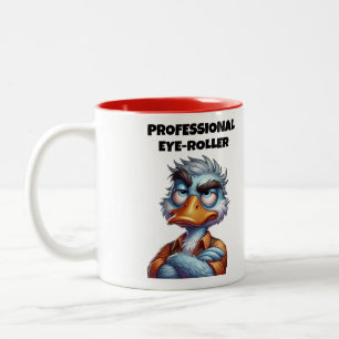 Professioneller Augenroller Zweifarbige Tasse