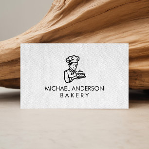 Professioneller Bäckerei-Konditor Visitenkarte
